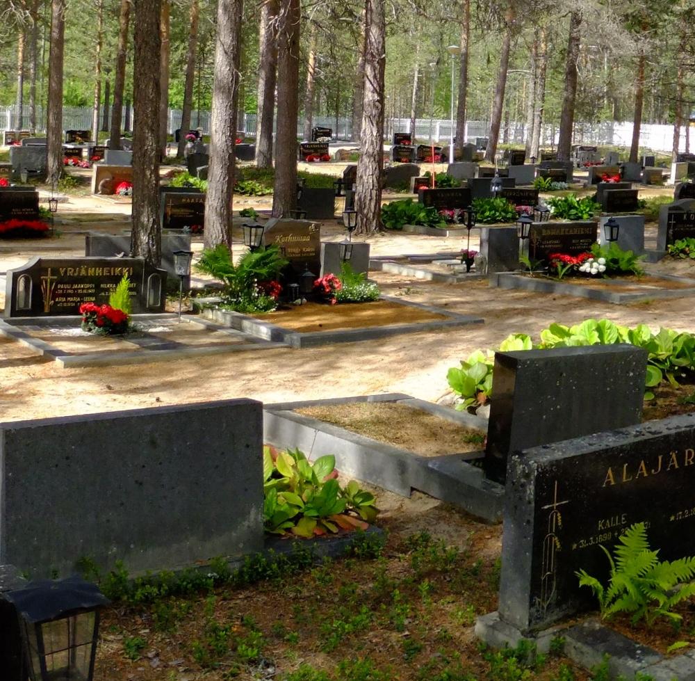 Kuva hautausmaasta