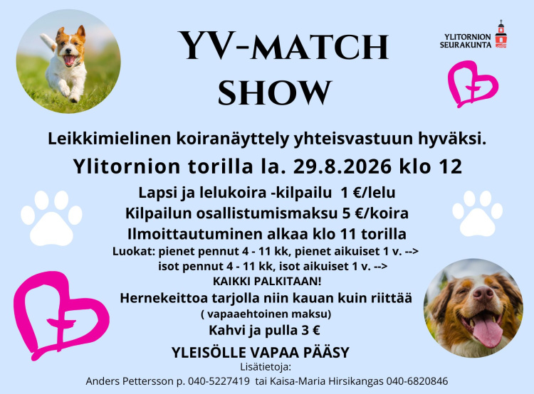 Koiranäyttely mainos